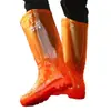 Botas de Lluvia de Caña Alta de Secado Rápido para Primavera y Otoño, Conjunto para Hombre, Botas de Lluvia Impermeables, Botas de Vadeo Integradas sin Costuras y sin Malla, Zapatos para el Agua