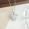 Colar Atravessando Fronteiras Fofo Desenho Animado Rato Doce Colar Acessórios para Mulheres Europeus e Americanos Venda Quente Moda Design Joias Acessórios