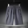 Calças de seda de gelo europeias e americanas transfronteiriças shorts masculinos calças curtas finas de verão masculinas soltas plus size Calças de secagem rápida da Amazon