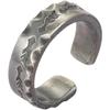 Anillo con Patrón de Espina de Pescado Anillo Flecha Personalizado Retro Europeo y Americano Apertura Ajustable Anillo Símbolo con Textura Anillo