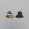 Accesorios para Joyería de Aleación DIY Serie Creativa de Café Broche Elegante Moda Insignia Europea y Americana Accesorios Versátil Listo para Enviar