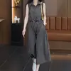 Conjunto de Moda de Dos Piezas de Verano de Tendencia para Mujer con un Elegante Diseño sin Mangas, Nuevo Conjunto de Falda y Blusa Chic Estilo Americano 2025