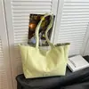 Bolso de Lona Sencillo Nuevo Estilo Primavera y Verano para Mujer, Bolso Tote Casual de Gran Capacidad de Moda, Bolso de Hombro o Axila a la Moda