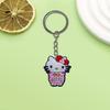 Llavero creativo de la serie Hello Kitty de AliExpress. Pequeño regalo. Llavero de coche de moda.