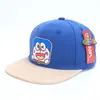 Gorra para niños de comercio exterior, gorra de béisbol de visera plana, estilo callejero de dibujos animados, gorra de hip-hop para baile callejero versión coreana, sombrero de sol de verano, moderno