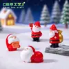 Transfronterizo Nuevo Producto Micro-Paisaje Creativo Lindo Papá Noel Muñeco Lindo Accesorios Decorativos DIY Mini Adornos Pequeños