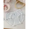 Estilo A265Ins Carta Lazo Color Sólido Simple Algodón Puro Antibacteriano Versátil Cómodo Suave Ropa Interior para Niña