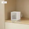 Caja de Almacenamiento Rectangular para Organizar Snacks, Caja de Almacenamiento Estrecha para Gabinetes y Armarios, Almacenamiento para Cuentas de Manualidades