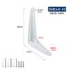 Soporte de Pared de Hierro Nueve Soporte Triangular Soporte de Pared Carga Pesada Pared Fija Soporte Laminar Soporte de Partición Trípode Estante de Almacenamiento