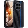 Funda de fibra de carbono con patrón de kevlar para OnePlus 13, ultrafina y resistente a caídas, de cuero, compatible con OnePlus 12 y 11.