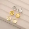 Atacado 18K Alta Retenção de Cor Artesanal Trançado Sólido Redondo Pingente da Fortuna DIY Pulseira Colar Pingente