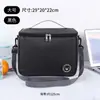 Bolsa de almuerzo aislada, bolsa de almuerzo cuadrada de papel de aluminio engrosado, bolsa de picnic de gran capacidad para oficinistas y estudiantes