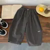 1659 Ropa Infantil Pantalones Casuales para Niños Primavera y Otoño Nuevo Estilo Pantalones Versátiles Sueltos para Niños Ropa de Bebé Primavera Estilo Coreano Pantalones Jogger