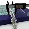 Corrente de Código de Strass Personalizada de Fábrica Decoração de Vestido de Casamento Flor de Diamante de Garra de Vidro de Cristal Acessórios de Roupa DIY