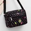 Bolsa de pano de flores Nova bolsa crossbody feminina Pano Oxford Bolsa de mãe de meia-idade e idosa Bolsa Bolsa de ombro multicamadas Bolsa de lona