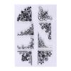 Sello de silicona transparente Jingxiu icono retro sello de diario de oficina material de decoración para álbum de fotos DIY tarjeta cuenta manual