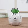 (Pequeno atacado) Cerâmica de Média Temperatura Estilo Escandinavo Simples Vaso de Flores de Animal Fofo Pintado à Mão Enfeites de Decoração para Casa