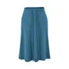 Falda midi de tiro alto con cordón de moda, nuevo estilo de otoño, versátil, ajustada, que realza la cadera, falda midi informal de línea A para mujer