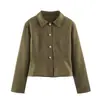 Z Estilo Europeo Transfronterizo 2026 Nueva Moda Temperamento Ropa para Mujer Venta al por Mayor Chaqueta Abrigo Efecto Gamuza 8372274