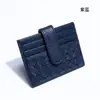 Cartera de Tarjetas Tejida Ultra Delgada de Moda Color Sólido Ranura para Tarjeta de Identificación Portafolio Ranura para ID Almacenamiento Bolsa Pequeña Portafolio de Tarjetas Portátil