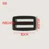 Accesorios para bolsos: hebilla cuadrada de plástico, hebilla de ajuste, hebilla en forma de D, hebilla de dos posiciones, accesorios para bolsas, deslizador para cincha de mochila