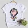 Camiseta de Manga Corta con Estampado de Flores Nuevo 2025 para Mujer, Top Casual de Manga Corta