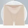 Mascarilla facial fina de cierre cruzado sin costuras abdomen reductor moldeador de cadera base de seda de morera transpirable amigable con la piel pantalón interior de seguridad