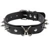 Collar con remaches puntiagudos estilo punk europeo y americano, superventas transfronterizo, collar de cuero exagerado y divertido, cadena para el cuello, cadena para la clavícula, venta directa de fábrica