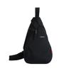 Bolsa de Peito Simples de Cor Sólida Estilo Japonês Masculina e Feminina Pochete para Celular Grande Capacidade Casual Combina com Tudo Bolsa de Cintura Bolsa de Ombro para Esportes Viagem