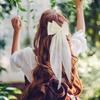 Horquilla de lazo de cinta retro grande estilo Yang Zi para la parte posterior de la cabeza, temperamento súper de hada, pinza para el cabello, accesorios para el cabello