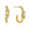 Pendientes Jieding de Acero de Titanio y Circonita, Pendientes de Lujo Ligero y de Gama Alta Que No Se Desvanecen, Joyería Transfronteriza para Mujeres, Pendientes de Acero Inoxidable de Nicho