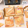 Cute Little Bread Bloc de Notas Adhesivas Estilo Ins Estudiante Puede Arrancar N Veces Nota Adhesiva Papel Adhesivo Material para Cuaderno