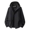 Chaqueta deportiva de exterior tres en uno desmontable, cortavientos e impermeable, personalizada con logotipo de empresa, para hombre