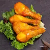 Muslo de pollo horneado en sal con cinco especias de 100g, envasado al vacío, listo para comer, sabor rústico, adecuado para snacks nocturnos o desayuno