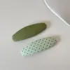 Pinza para el pelo de tela de lunares Pinza para flequillo lateral Pinza BB Exquisita de gama alta Pinza pequeña Pasador Accesorio para el pelo