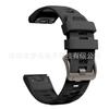 Para Jiaming Garmin fenix8 pulseira de silicone de duas cores oficial original fivela de aço inoxidável pulseira 22/26mm