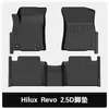 Adequado para Fronteira Toyota Hilux Revo2.5D Toyota Hilux Tapetes de Chão de Carro TPE para Todas as Estações