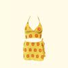 Nuevo Traje de Baño de Dos Piezas Sexy para Mujer con Tela de Toalla Floral Tailandesa, Bikini de Moda para Vacaciones en la Playa Estilo Ins