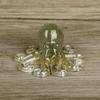 Piedra Triturada de Cristal Natural Pulpo de Resina Pulpo Calamar Decoración de Mesa Manualidades Adornos Navidad Transfronterizo Cristal Blanco