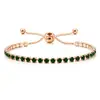 Pulsera Caliente Transfronteriza Traje Circonita Blanca Tenis Pulsera de Tirar Filas Sencillas Diamante Filas Dobles Diamante Adornos de Mano Venta al por Mayor de Fábrica