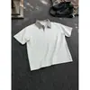 Cleanfit Camisa Polo Old Qian Feng de Espiga Manga Corta para Hombre Verano Sensación Rasgador Estudiante Atractivo Camiseta de Capa de Aire