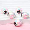 Oferta Especial Pájaro de Dibujos Animados Cuentas Pintadas a Mano Cuentas Sueltas Dopamina Cadena para Teléfono Móvil Colgante para Coche Pulsera Material DIY