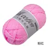 Venda Direta de Fábrica de Fio de Algodão Leite 5 Fios para Pantufas de Tricô Manual, Almofadas, Fio de Espessura Média para Bonecas, Buquês, Mantas e Fio de Tricô
