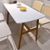 Mesa de Comedor Nórdica para Apartamentos Pequeños, Mesa Moderna y Sencilla para Alquiler, Combinación de Mesa y Sillas de Comedor para Casa de Alquiler, Uso Comercial en Restaurantes