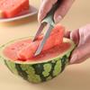 Cortador de sandía tres en uno de acero inoxidable, cortador de sandía multifuncional, divisor de fruta para el hogar, herramienta de cocina