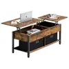 Mesa de Centro Personalizada de Comercio Exterior Escritorio Elevable Sala de Estar Multifuncional Almacenamiento Mesa de Té Pequeña Gabinete Simple de Pie