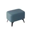 Taburete para Dormitorio, Uso en Casa, Taburete Bajo de Lujo Ligero, Taburete Cuadrado para Cambiarse los Zapatos en la Entrada, Banco para Sofá de Sala de Estar, Reposapiés, Mesa de Centro, Taburete Simple de Cuero