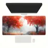 Mouse Pad Exclusivo Transfronteiriço para a Floresta Periférica, Grande, de Alta Qualidade, Espessado e Resistente a Manchas com Bordas Densas