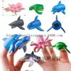 Crianças leão Tigre Macaco girafa elefante boneco de dedo PVC desenho animado animal dedo conjunto unha do polegar conjunto