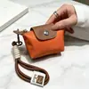 Bolsita de Empanada para Mujer Nylon Impermeable Billetera para Monedas Ligera Auriculares Labial Llave 5 Colores Nuevos en Contraste Mini Pequeña Bolsa Colgante
